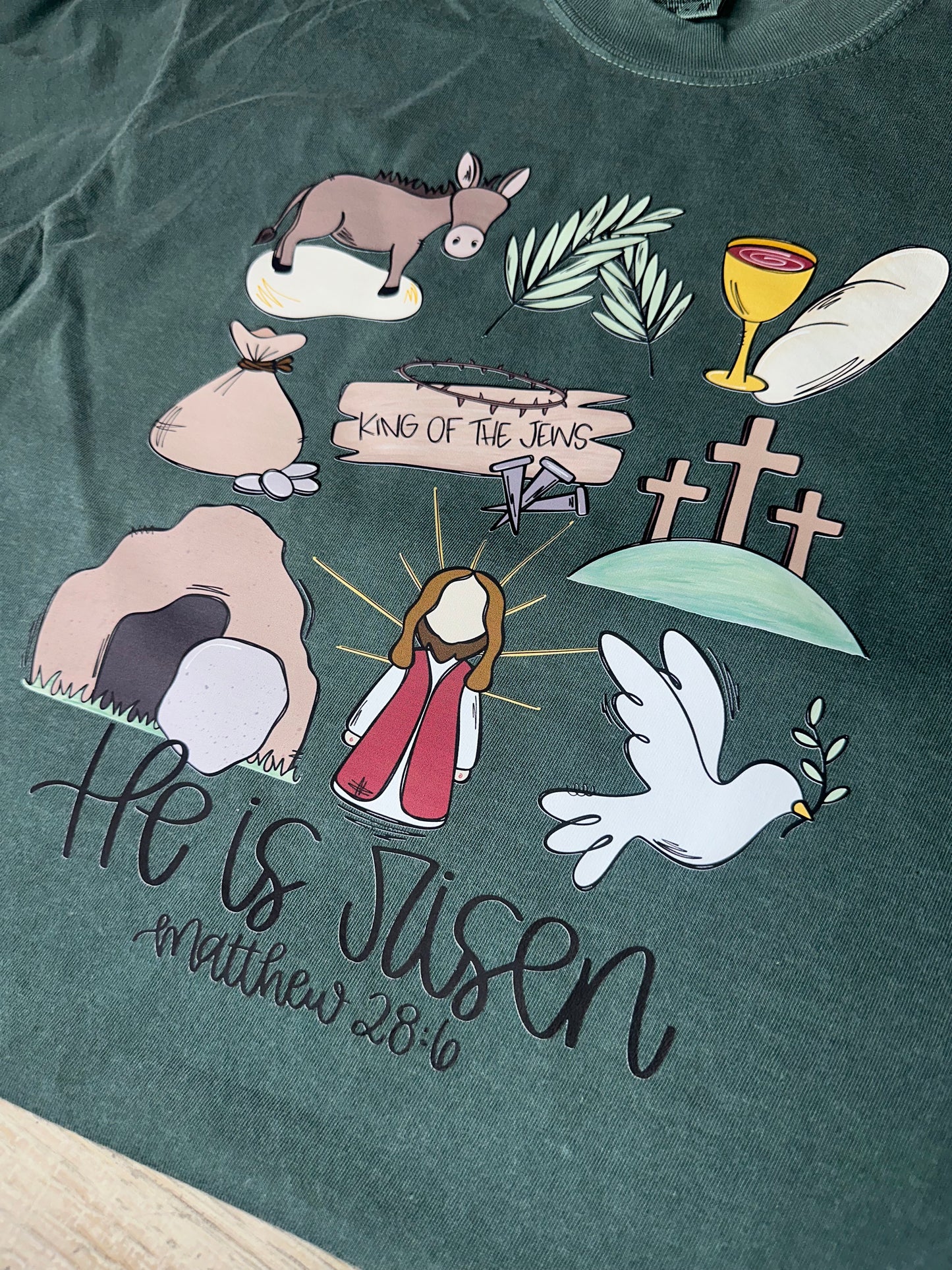 He is Risen Short Sleeve T-Shirt