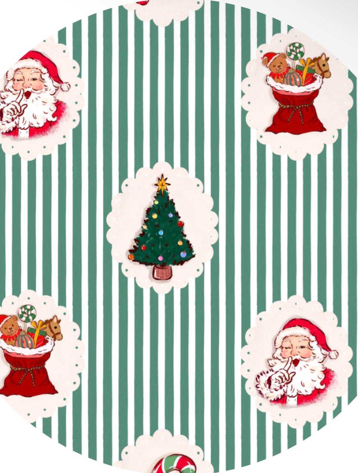 Christmas Classic Stripe Women's Lounge Set