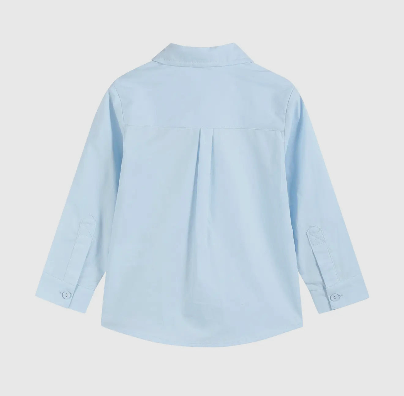 Light Blue Santa Dress Shirt