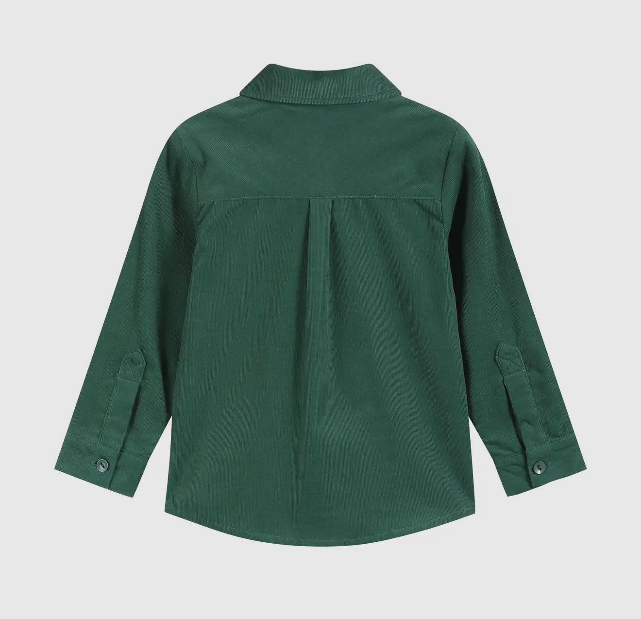 Green Corduroy Santa Dress Shirt