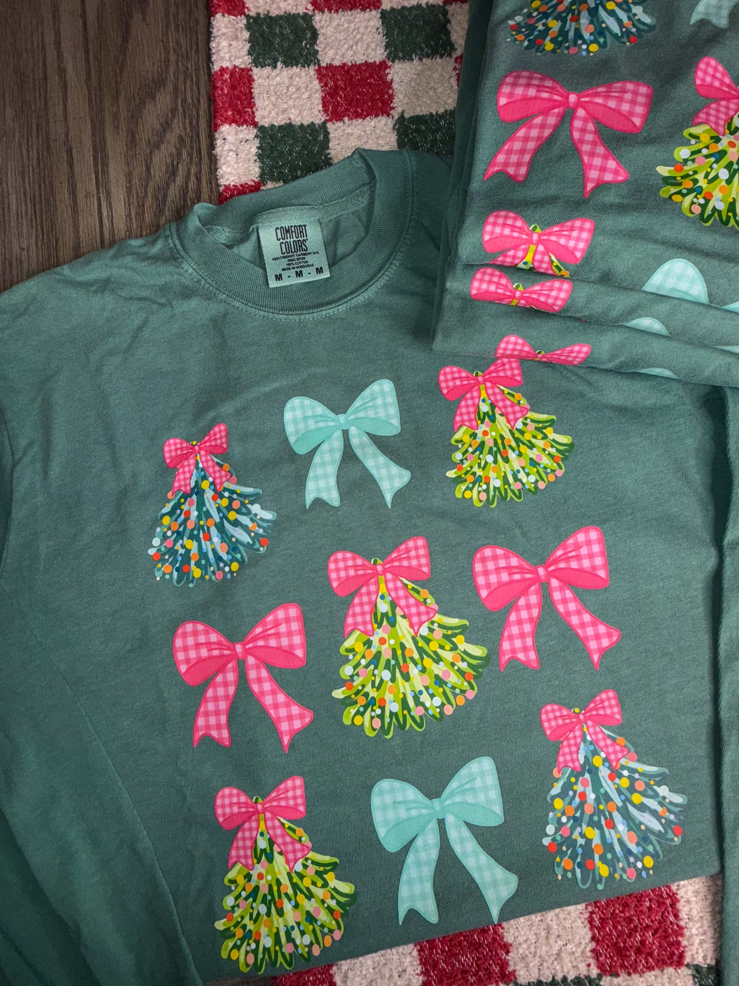 Coquette Christmas Bow|Long Sleeve