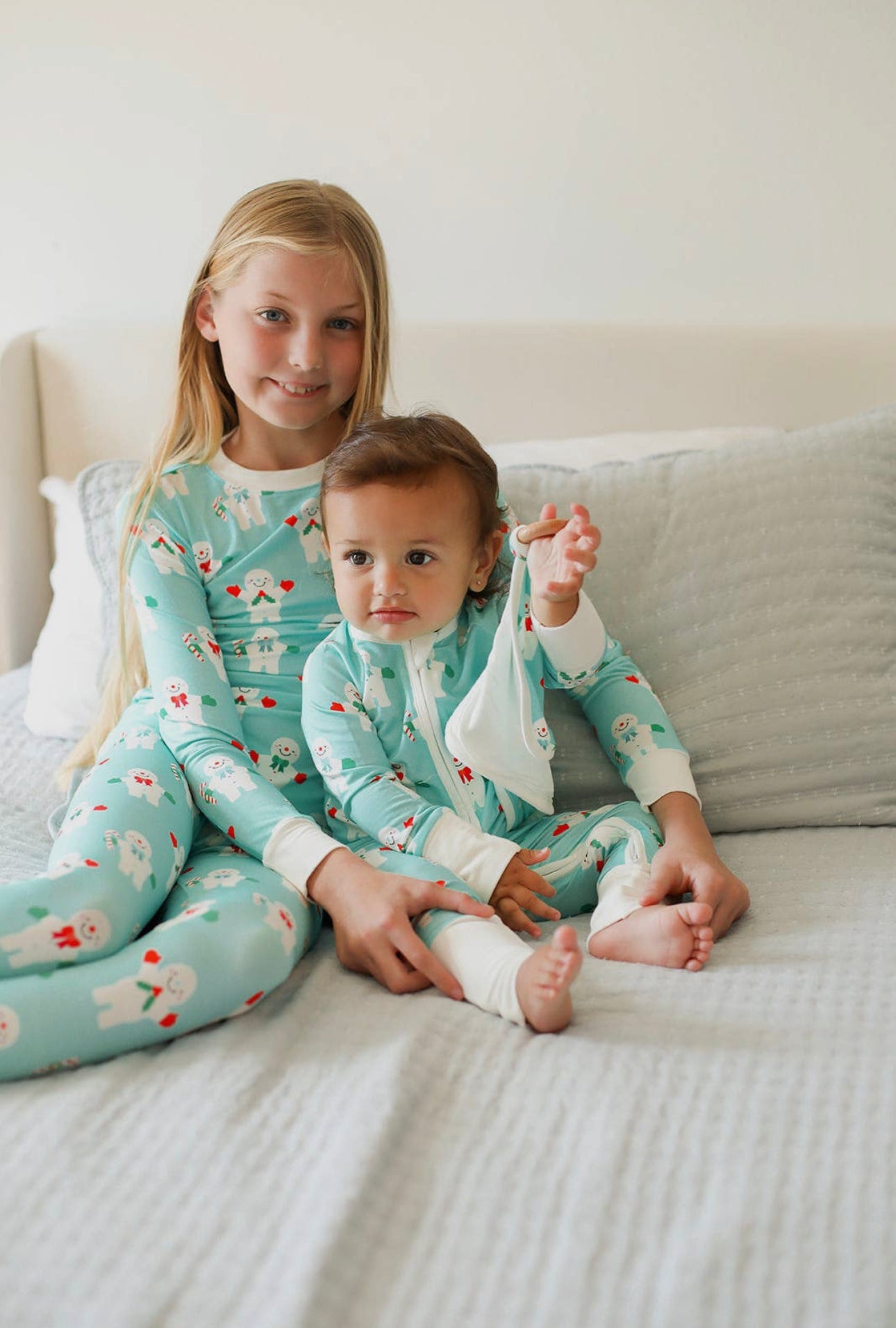Snow People Bamboo Sleeper PJs