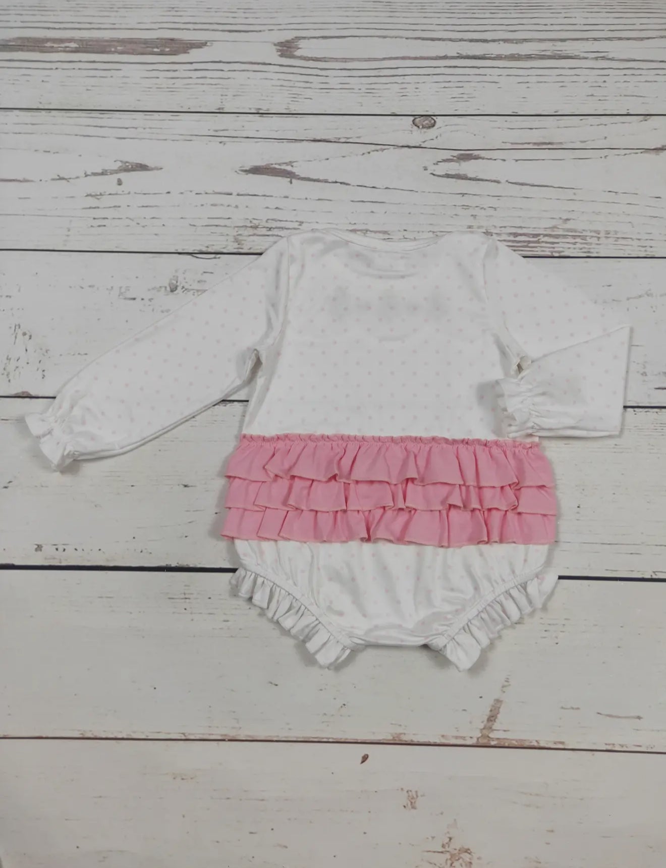 Pink Christmas Tree Ruffle Bubble