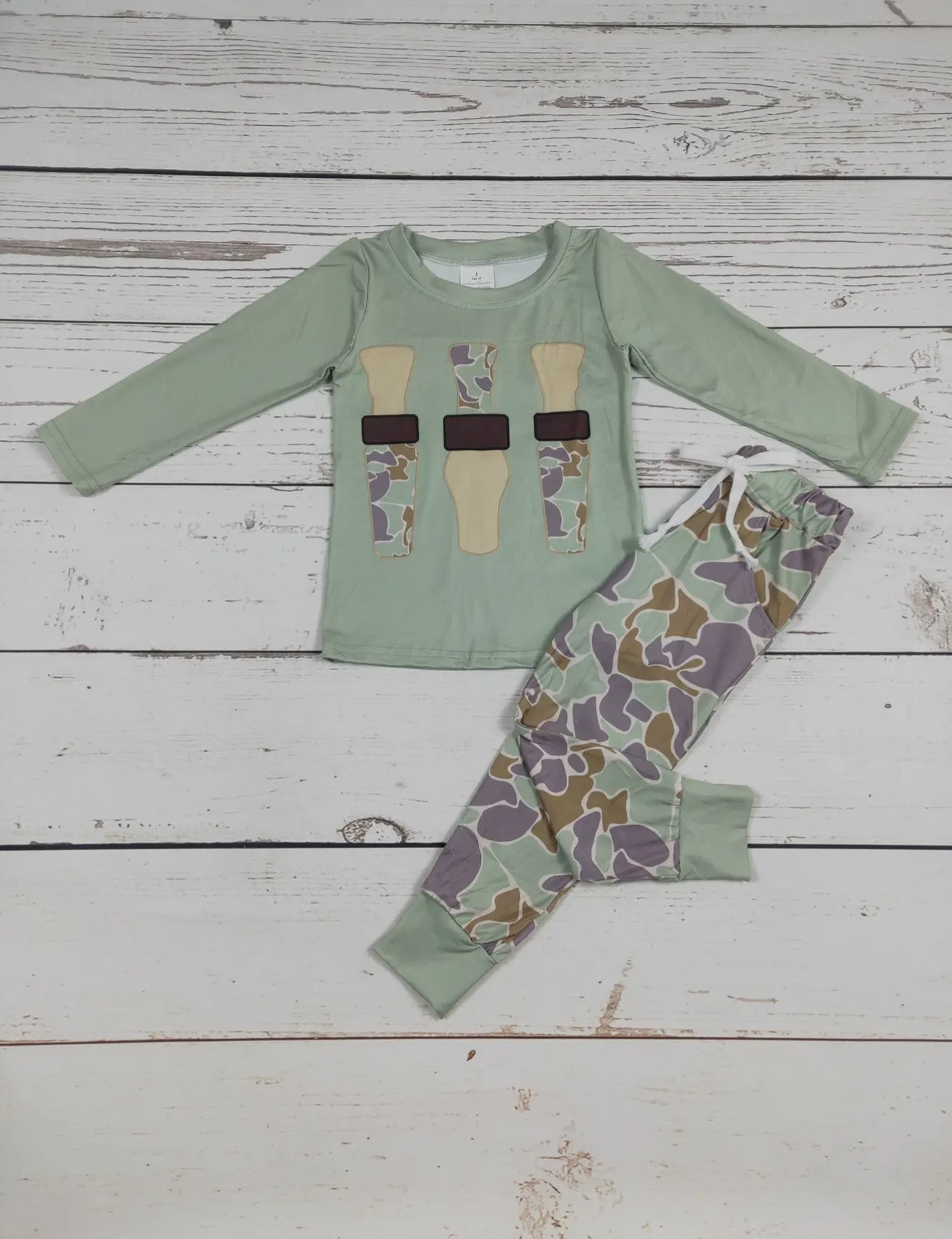 Duck Call Camo Pants Set