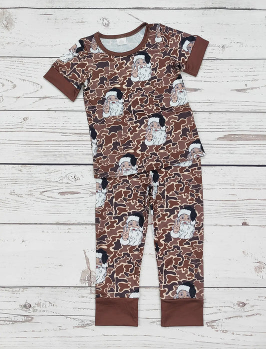 Camo Santa PJ Set