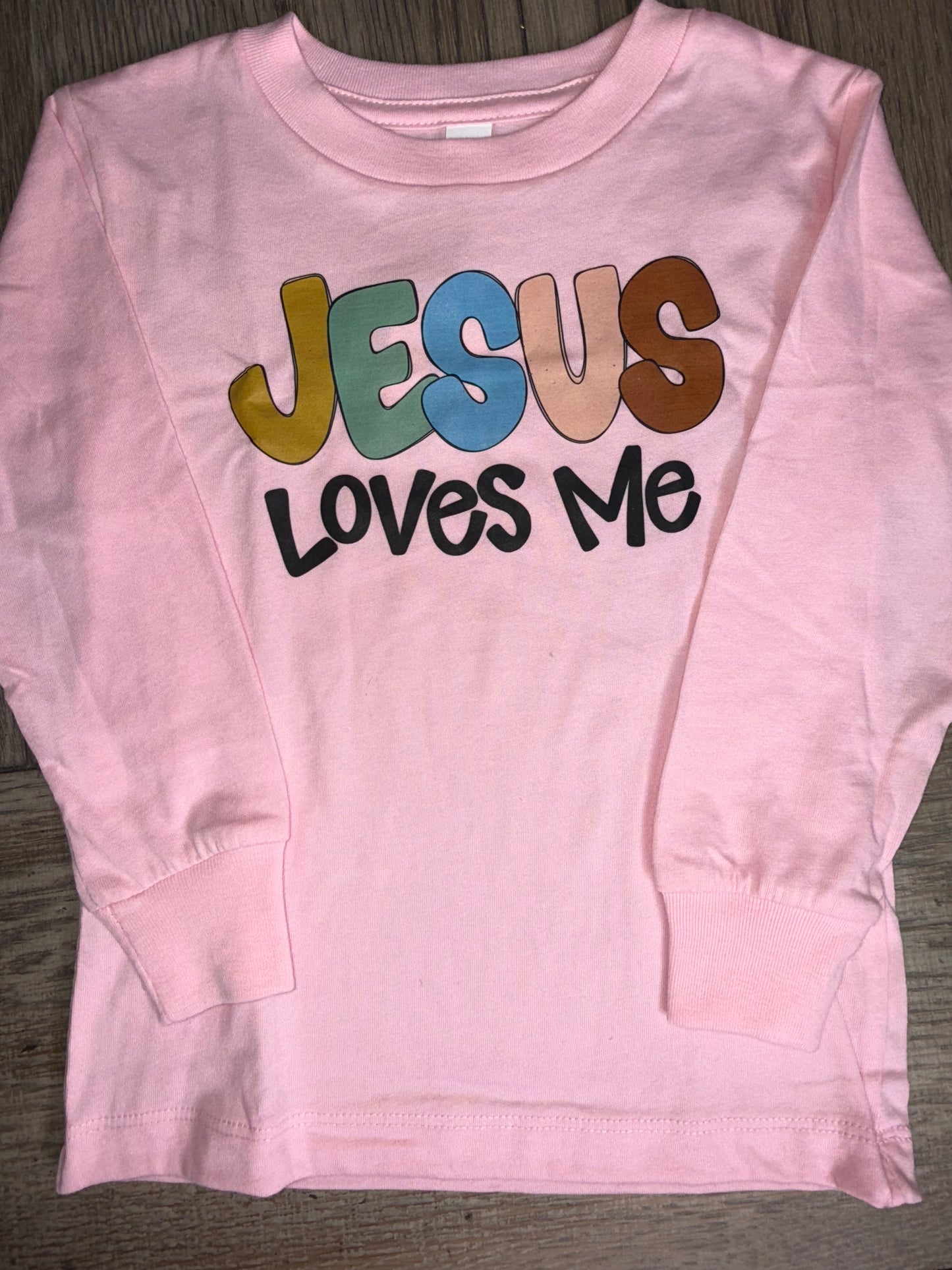 Jesus Loves Me|Pink Long Sleeve