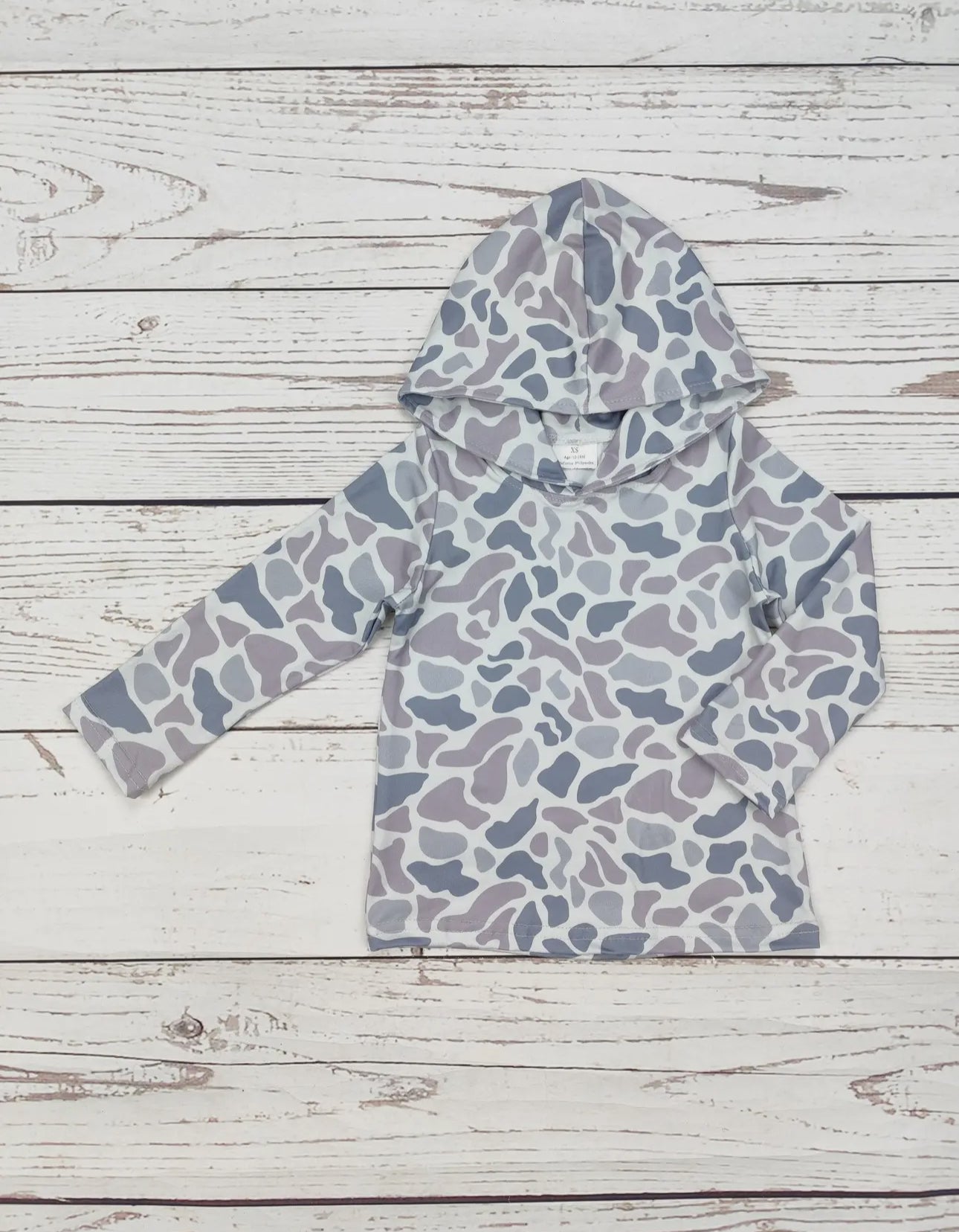 Grey Camo Hoodie