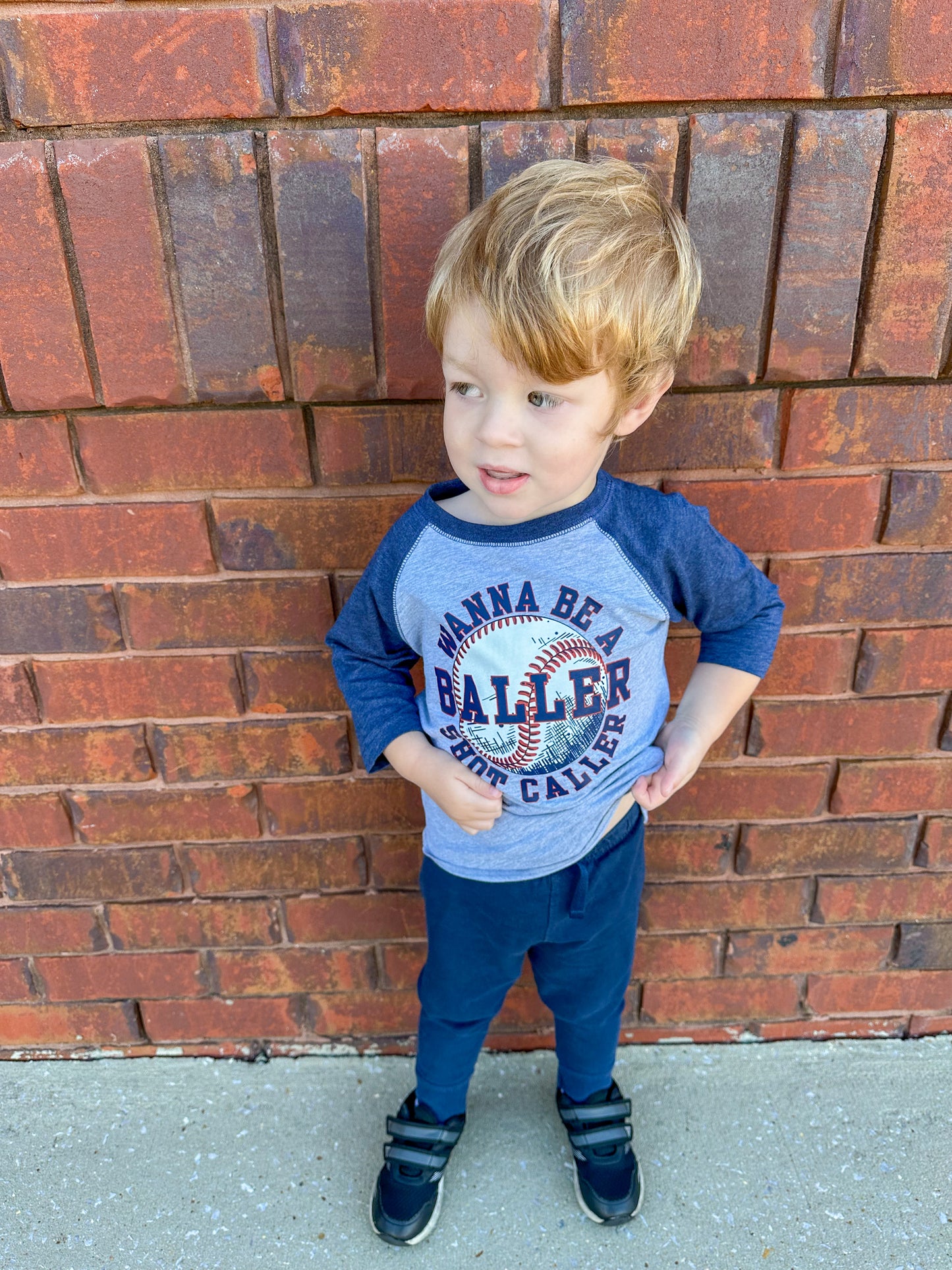 Wanna Be A Baller Raglan Shirt