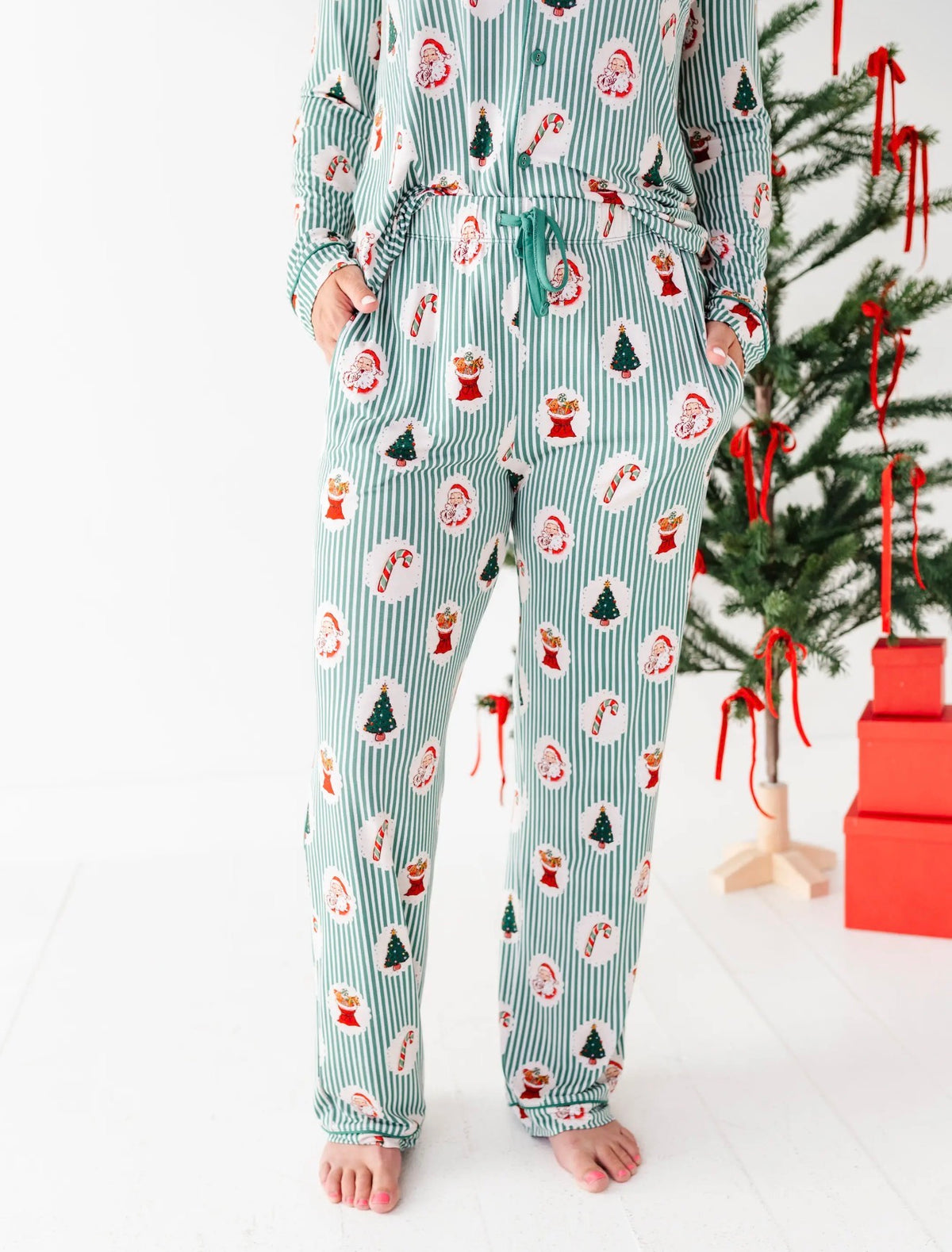 Christmas Classic Stripe Women's Lounge Set
