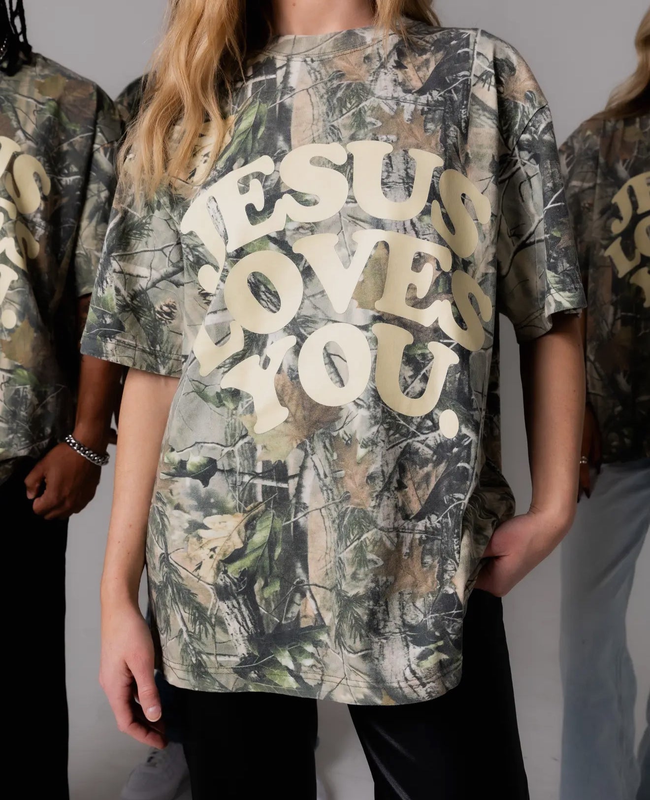 Jesus Loves You.|Camo Tee