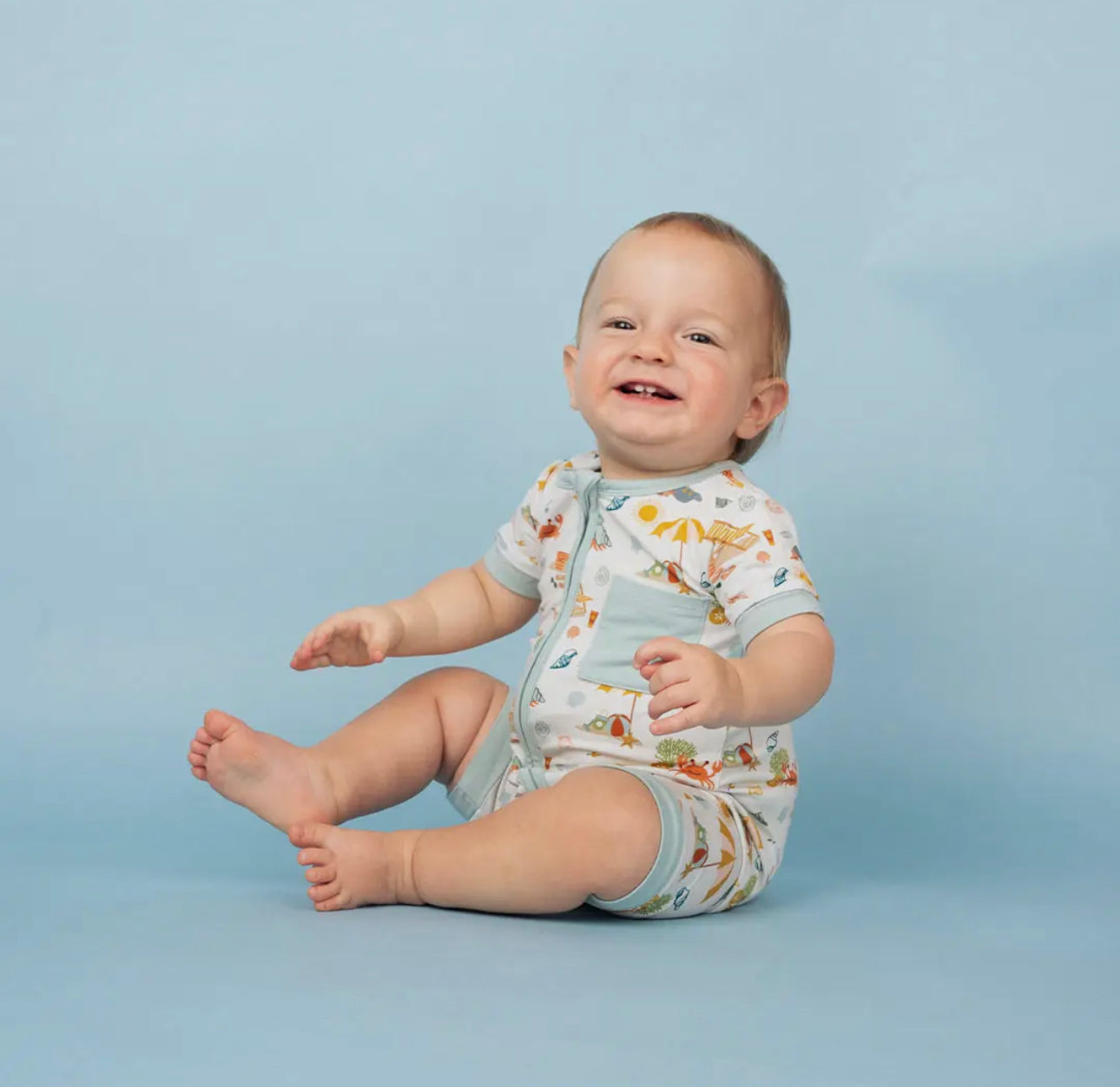 Beach Day Bamboo Romper