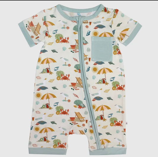 Beach Day Bamboo Romper