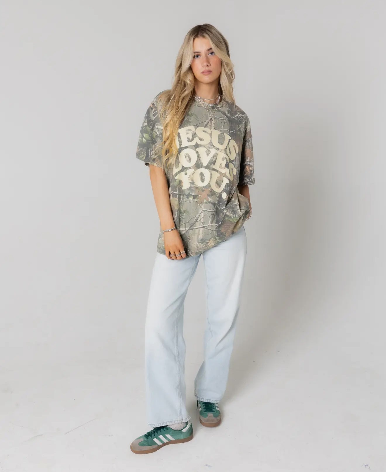 Jesus Loves You.|Camo Tee