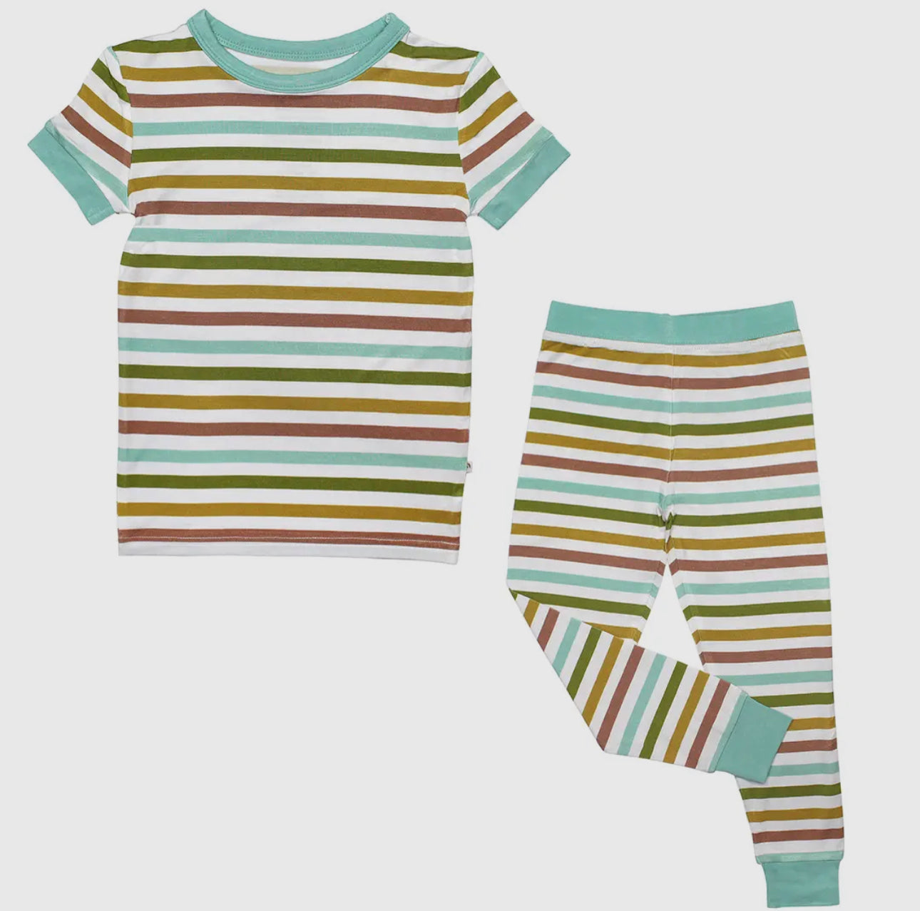 Striped Bamboo PJ-Short Sleeve
