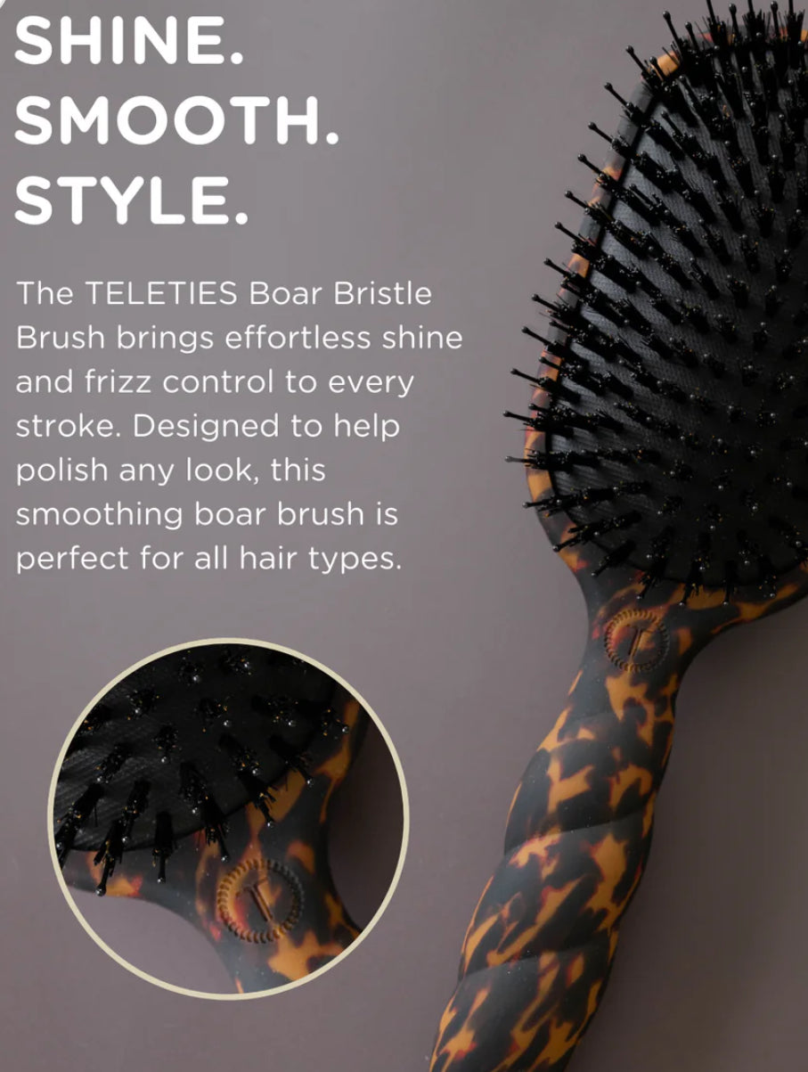TELETIES|Boar Bristle Hair Brush