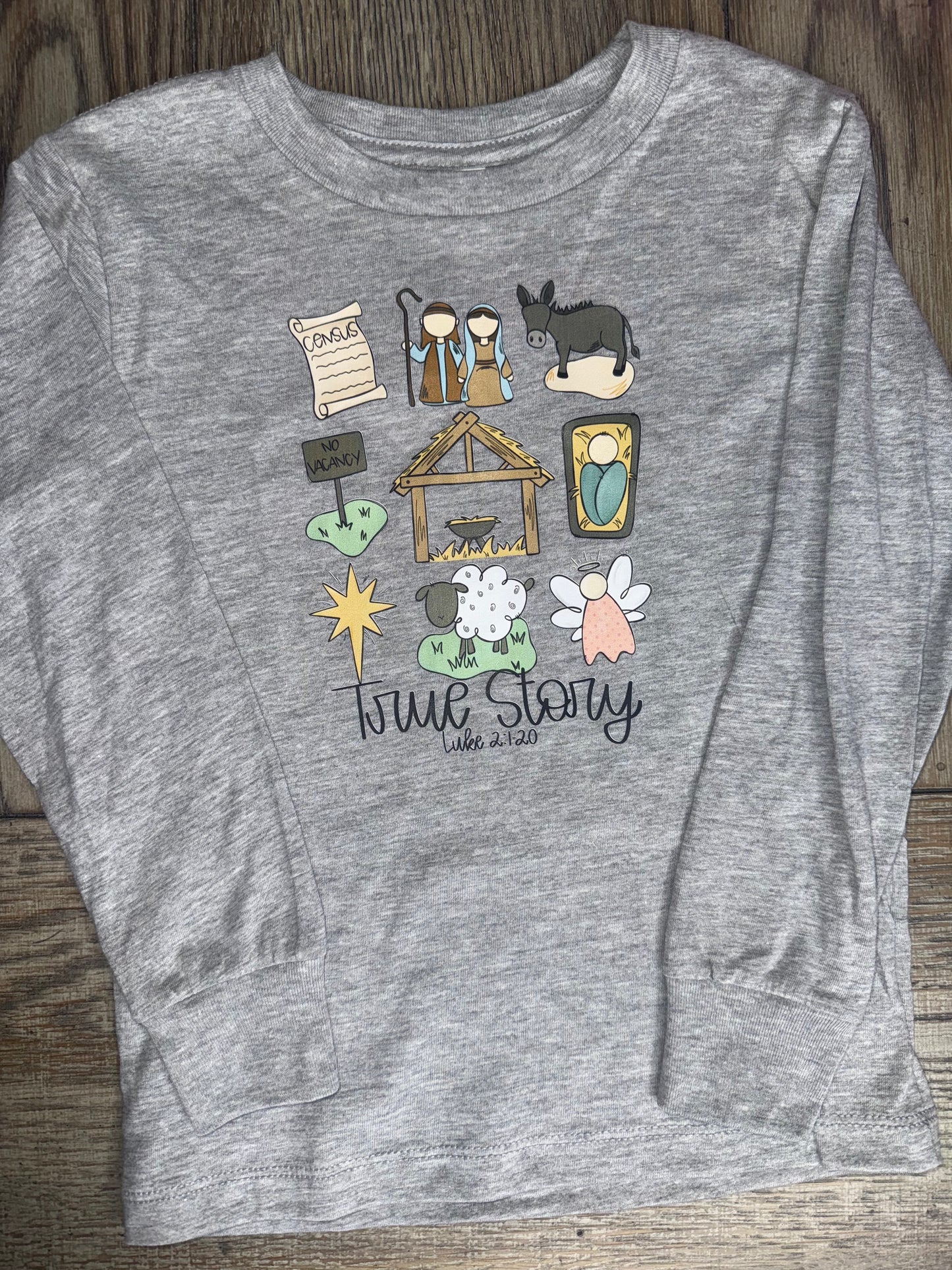 True Story|Grey Long Sleeve