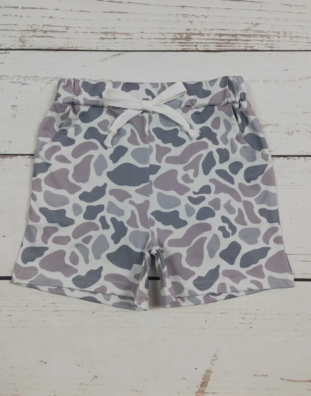 Grey Camo Boy Shorts