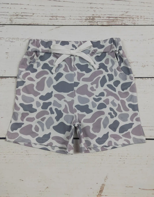 Grey Camo Boy Shorts